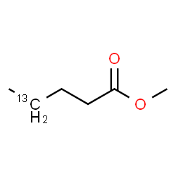 ChemSpider 2D Image | Methyl (4-~13~C)pentanoate | C513CH12O2