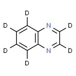ChemSpider 2D Image | (~2~H_6_)Quinoxaline | C8D6N2