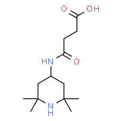 ChemSpider 2D Image | 3-[(2,2,6,6-tetramethylpiperidin-4-yl)carbamoyl]propanoic acid | C13H24N2O3