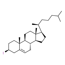 ChemSpider 2D Image | (3beta,20S)-3-Iodocholest-5-ene | C27H45I