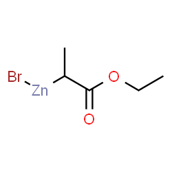 ChemSpider 2D Image | Bromo(1-ethoxy-1-oxo-2-propanyl)zinc | C5H9BrO2Zn