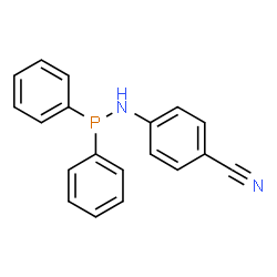 ChemSpider 2D Image | N-(4-Cyanophenyl)-P,P-diphenylphosphinous amide | C19H15N2P
