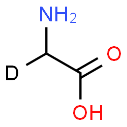 ChemSpider 2D Image | (2-~2~H_1_)Glycine | C2H4DNO2