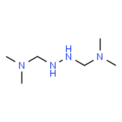 ChemSpider 2D Image | 1,2-Hydrazinediylbis(N,N-dimethylmethanamine) | C6H18N4