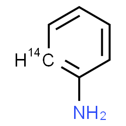 ChemSpider 2D Image | (2-~14~C)Aniline | C514CH7N