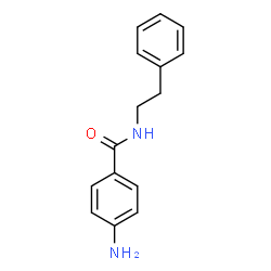 ChemSpider 2D Image | 4-Amino-N-(2-phenylethyl)benzamide | C15H16N2O