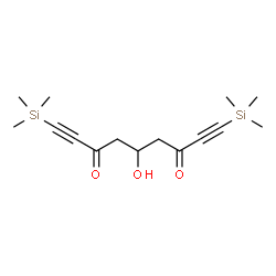 ChemSpider 2D Image | 5-Hydroxy-1,9-bis(trimethylsilyl)-1,8-nonadiyne-3,7-dione | C15H24O3Si2