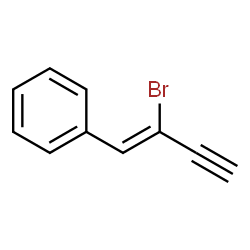 ChemSpider 2D Image | [(1Z)-2-Bromo-1-buten-3-yn-1-yl]benzene | C10H7Br