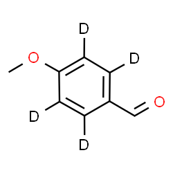 ChemSpider 2D Image | 4-Methoxy(~2~H_4_)benzaldehyde | C8H4D4O2