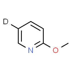 ChemSpider 2D Image | 2-Methoxy(5-~2~H)pyridine | C6H6DNO