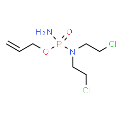 ChemSpider 2D Image | Allyl N,N-bis(2-chloroethyl)phosphorodiamidate | C7H15Cl2N2O2P