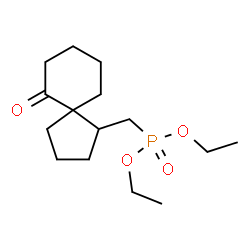 ChemSpider 2D Image | Diethyl [(6-oxospiro[4.5]dec-1-yl)methyl]phosphonate | C15H27O4P