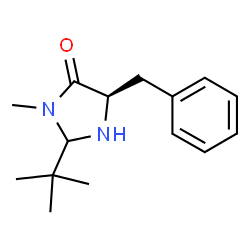 ChemSpider 2D Image | (5R)-5-Benzyl-3-methyl-2-(2-methyl-2-propanyl)-4-imidazolidinone | C15H22N2O