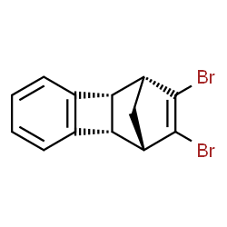ChemSpider 2D Image | rel-(1R,4S,4aR,8bS)-2,3-Dibromo-1,4,4a,8b-tetrahydro-1,4-methanobiphenylene | C13H10Br2