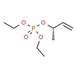 ChemSpider 2D Image | (2S)-3-Buten-2-yl diethyl phosphate | C8H17O4P