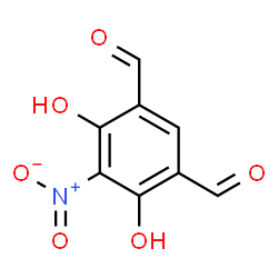 ChemSpider 2D Image | 4,6-Dihydroxy-5-nitroisophthalaldehyde | C8H5NO6