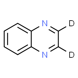 ChemSpider 2D Image | (2,3-~2~H_2_)Quinoxaline | C8H4D2N2
