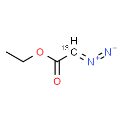 ChemSpider 2D Image | Ethyl diazo(2-~13~C)acetate | C313CH6N2O2