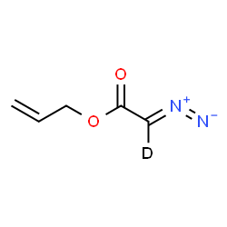 ChemSpider 2D Image | Allyl diazo(~2~H)acetate | C5H5DN2O2