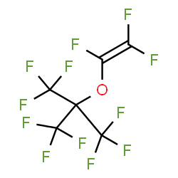 ChemSpider 2D Image | 1,1,1,3,3,3-Hexafluoro-2-(trifluoromethyl)-2-[(trifluorovinyl)oxy]propane | C6F12O
