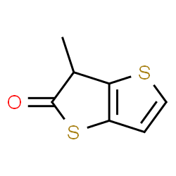 ChemSpider 2D Image | 3-Methylthieno[3,2-b]thiophen-2(3H)-one | C7H6OS2