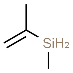ChemSpider 2D Image | Isopropenyl(methyl)silane | C4H10Si