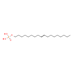 ChemSpider 2D Image | 9-Octadecen-1-yl dihydrogen phosphate | C18H37O4P