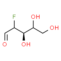 ChemSpider 2D Image | 2-Deoxy-2-fluoro-D-glycero-pentose | C5H9FO4