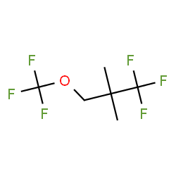 ChemSpider 2D Image | 1,1,1-Trifluoro-2,2-dimethyl-3-(trifluoromethoxy)propane | C6H8F6O