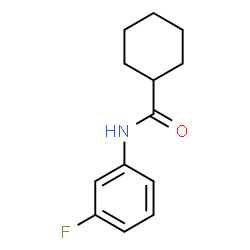 ChemSpider 2D Image | N-(3-Fluorophenyl)cyclohexanecarboxamide | C13H16FNO
