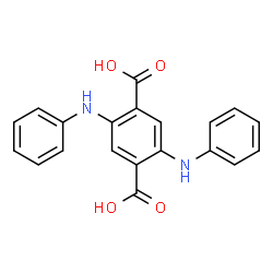 ChemSpider 2D Image | 2,5-DIANILINOTEREPHTHALIC ACID | C20H16N2O4