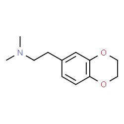 ChemSpider 2D Image | 2-(2,3-Dihydro-1,4-benzodioxin-6-yl)-N,N-dimethylethanamine | C12H17NO2