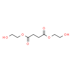 ChemSpider 2D Image | Bis(2-hydroxyethyl) succinate | C8H14O6