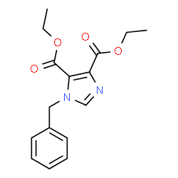 ChemSpider 2D Image | Diethyl 1-benzyl-1H-imidazole-4,5-dicarboxylate | C16H18N2O4