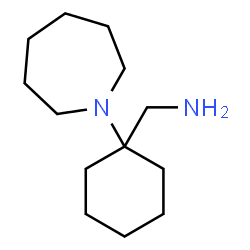 ChemSpider 2D Image | (1-(Azepan-1-yl)cyclohexyl)methanamine | C13H26N2