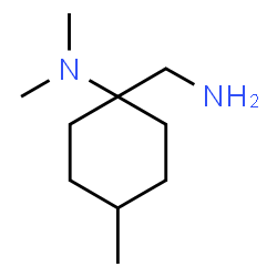 ChemSpider 2D Image | 1-(Aminomethyl)-N,N,4-trimethylcyclohexanamine | C10H22N2