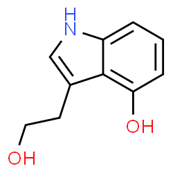 ChemSpider 2D Image | 3-(2-Hydroxyethyl)-1H-indol-4-ol | C10H11NO2