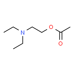 ChemSpider 2D Image | 2-(Diethylamino)ethyl acetate | C8H17NO2