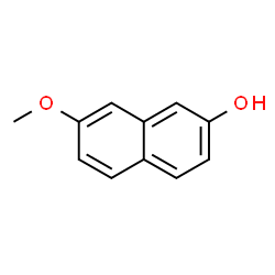 ChemSpider 2D Image | 7-Methoxy-2-naphthol | C11H10O2
