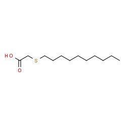 ChemSpider 2D Image | 2-(Decylthio)acetic acid | C12H24O2S