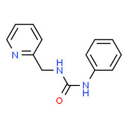 ChemSpider 2D Image | 1-Phenyl-3-(2-pyridinylmethyl)urea | C13H13N3O