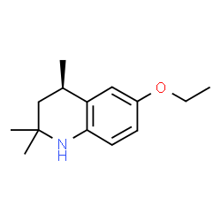 ChemSpider 2D Image | (4R)-6-Ethoxy-2,2,4-trimethyl-1,2,3,4-tetrahydroquinoline | C14H21NO