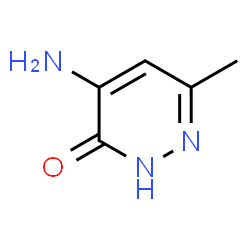 ChemSpider 2D Image | 3-pyridazinol, 4-amino-6-methyl- | C5H7N3O