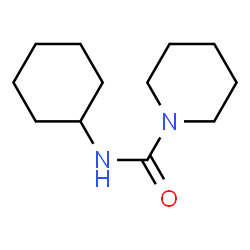 ChemSpider 2D Image | N-Cyclohexyl-1-piperidinecarboxamide | C12H22N2O