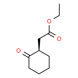ChemSpider 2D Image | Ethyl [(1R)-2-oxocyclohexyl]acetate | C10H16O3