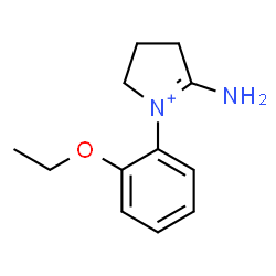 ChemSpider 2D Image | 5-Amino-1-(2-ethoxyphenyl)-3,4-dihydro-2H-pyrrolium | C12H17N2O