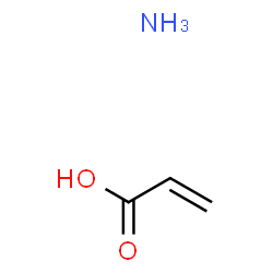 ChemSpider 2D Image | Acrylic acid ammoniate (1:1) | C3H7NO2