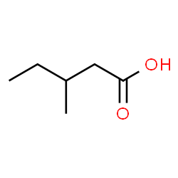ChemSpider 2D Image | 3-Methylvaleric Acid | C6H12O2