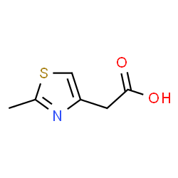 ChemSpider 2D Image | (2-Methyl-thiazol-4-yl)-acetic acid | C6H7NO2S