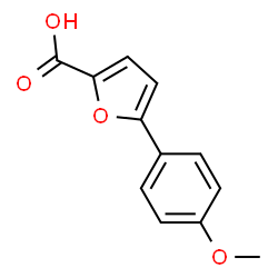 ChemSpider 2D Image | 5-(4-Methoxyphenyl)-2-furoic acid | C12H10O4